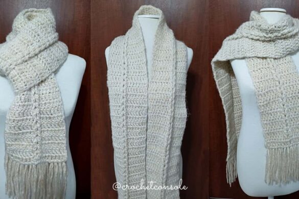 Bufanda Infinita A Crochet O Ganchillo Crochet Con Sole