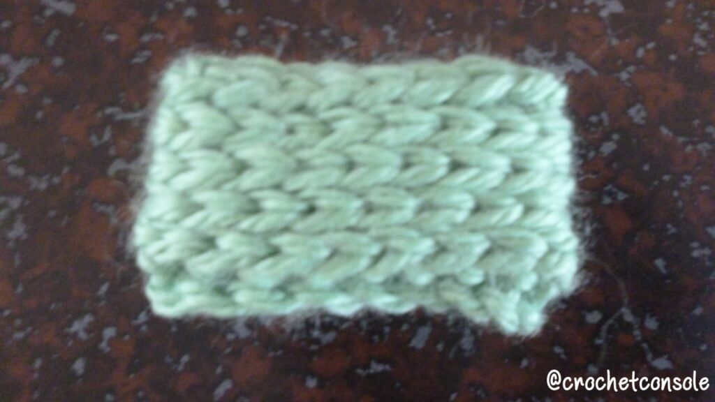 Medio punto tejido en la tercer hebra a crochet o ganchillo-CrochetconSole