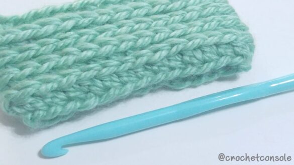 Medio punto vareta tejido en la tercer hebra a crochet o ganchillo-Crochet con Sole