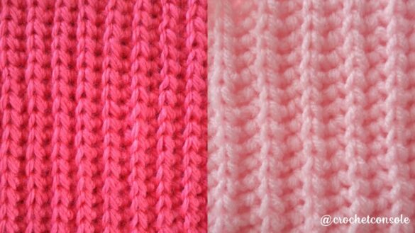 Punto jersey a crochet-Crochet con Sole