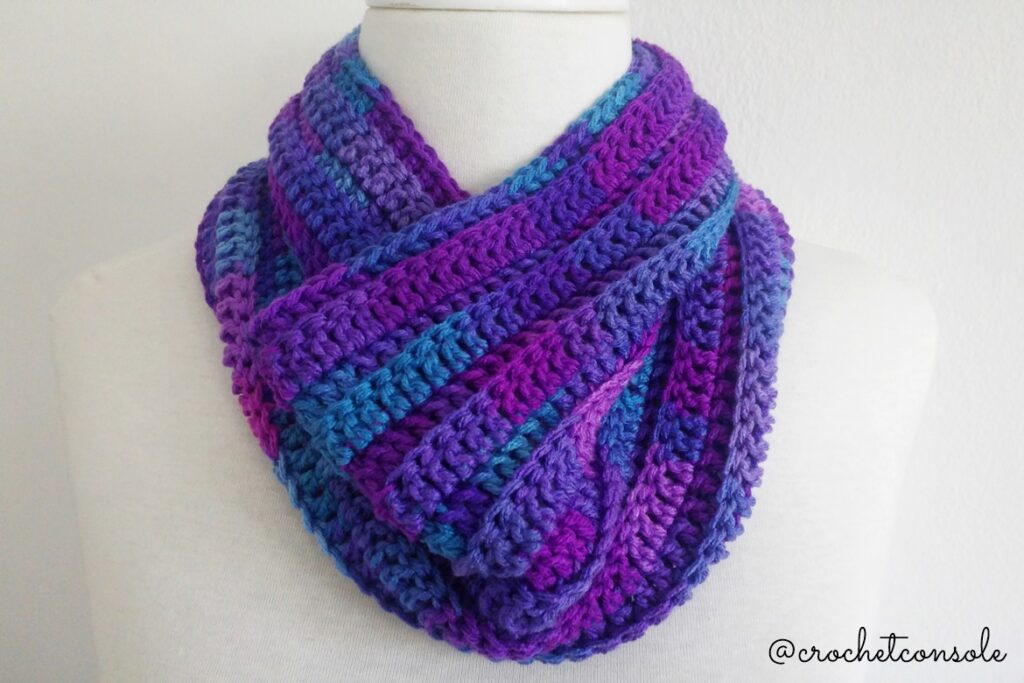 Cuello con relieve a crochet de puntos vareta-Crochet con Sole