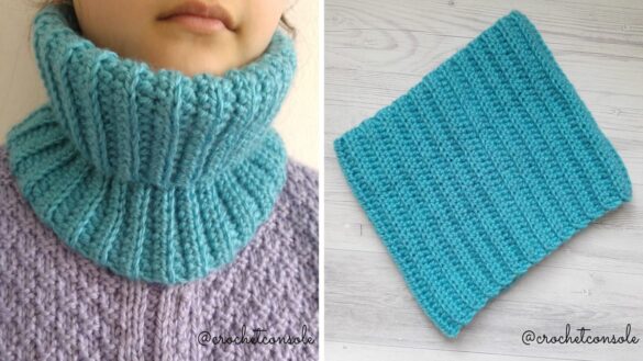 Cuello facil a crochet-Crochet con Sole