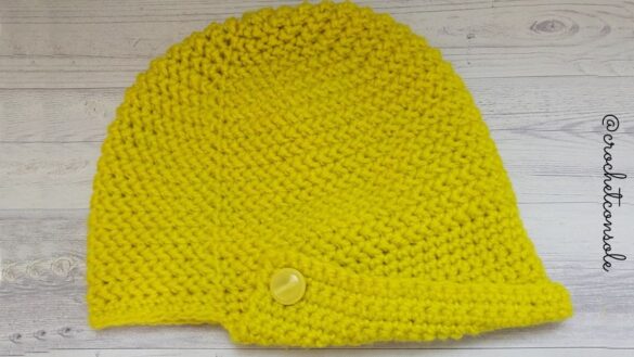 Gorro-con-visera-a-crochet-Crochet-con-Sole