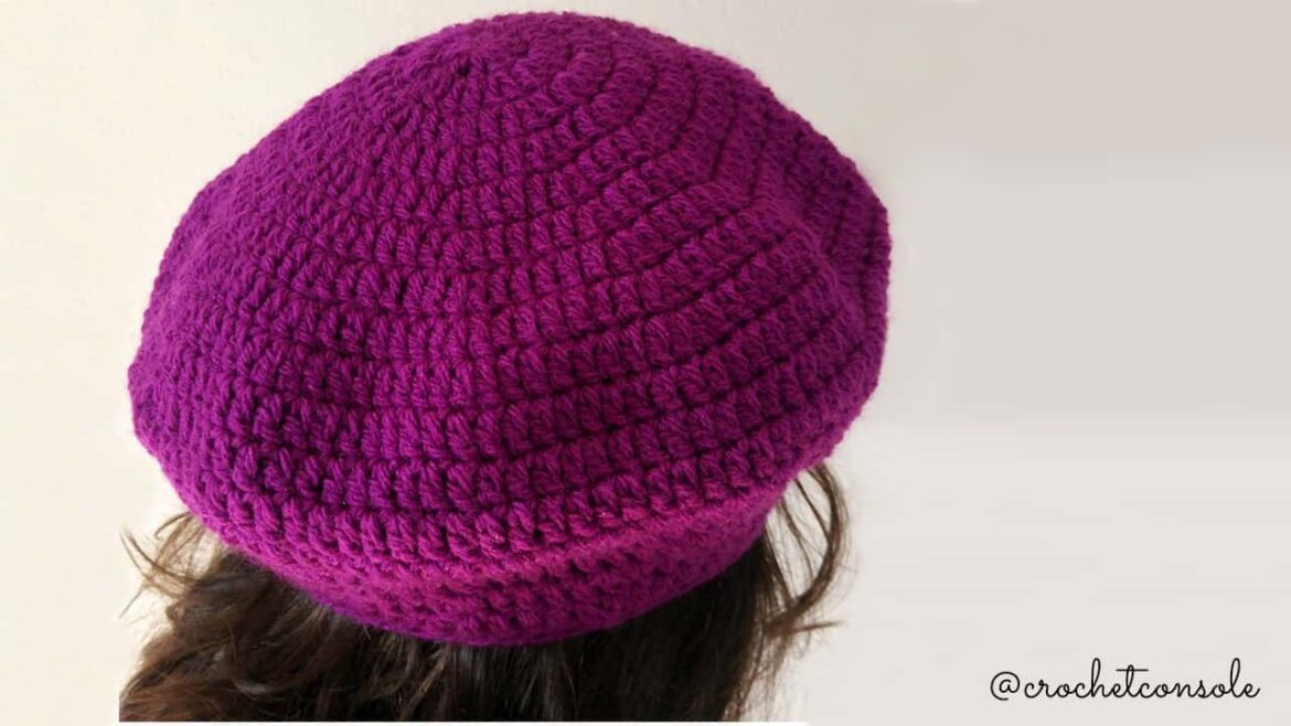 Boina clasica a crochet01-Crochet con Sole Boina clásica a crochet-Crochet con Sole