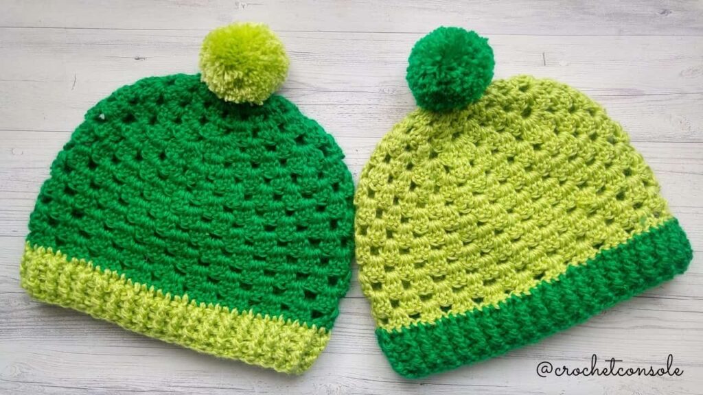 Gorro granny a crochet-Crochet con Sole