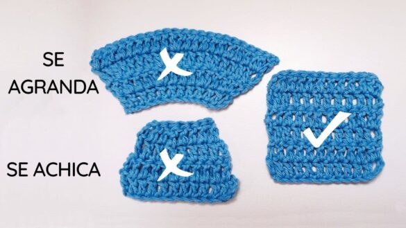 Porque mi tejido a crochet no queda recto-Crochet con Sole