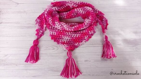 Chal super facil a crochet-Crochet con Sole
