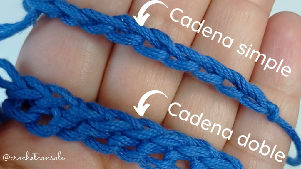 Cadena doble a crochet-Crochet con Sole