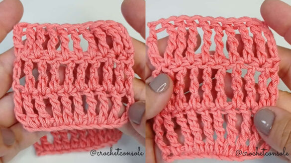 Puntos vareta doble y triple a crochet-Crochet con Sole