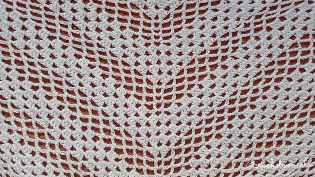 Chal a crochet en puntos granny y red-Crochet con Sole