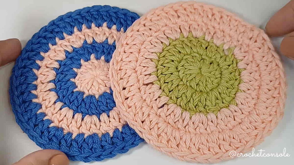 Cómo realizar cambios de color en tejido circular en crochet o ganchillo-Crochet con Sole