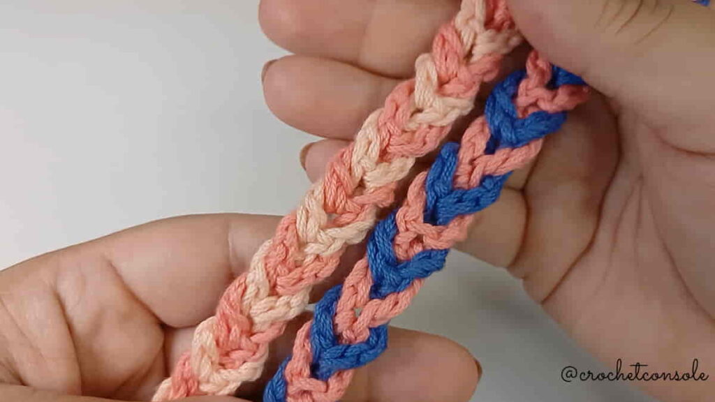 Cordón trenzado a crochet-Crochet con Sole