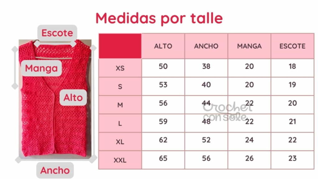 Chaleco calado a crochet - Tutorial paso a paso