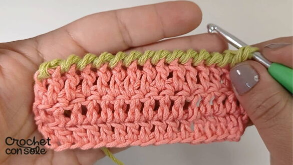 Cómo tejer el punto cangrejo a crochet paso a paso