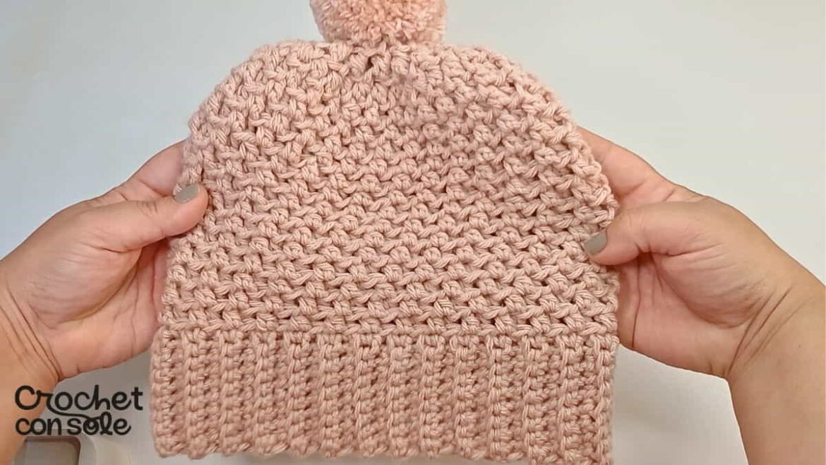 Cómo tejer un gorro fácil a crochet desde el elástico