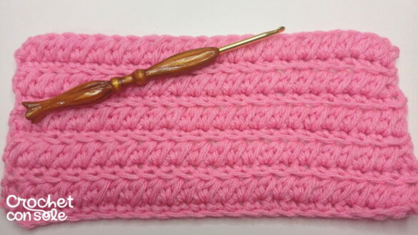 Cómo tejer un punto en relieve a crochet
