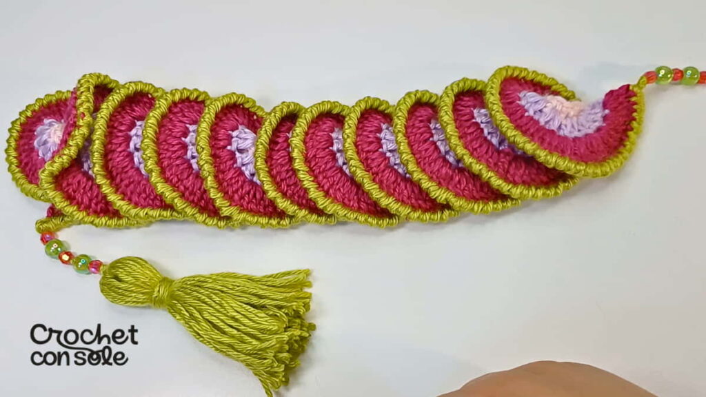 Espiral de viento a crochet fácil (wind spinner paso a paso)