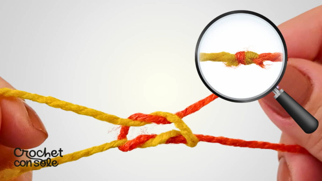 Nudo del cirujano para unir lanas – Más firme y resistente