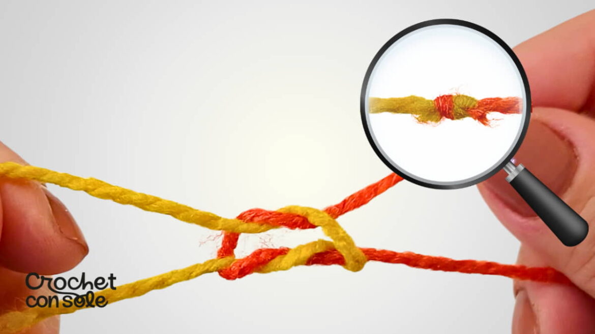 Nudo del cirujano para unir lanas – Más firme y resistente