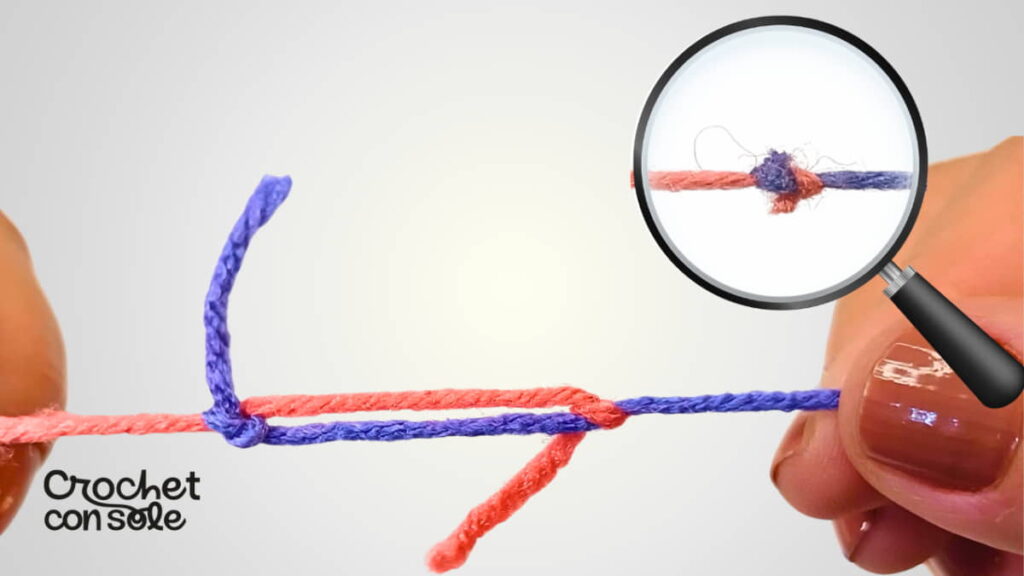 Nudo del pescador para unir lanas – Clásico, fuerte y fácil