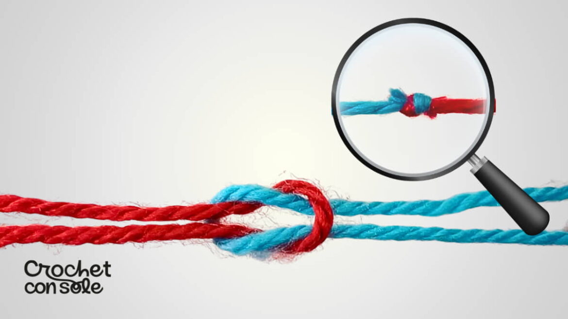 Nudo llano para unir lanas – Fácil, invisible y seguro a crochet