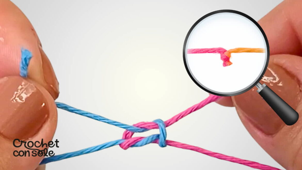 Nudos en crochet: cómo evitar que se desarmen + cuál usar según el hilado